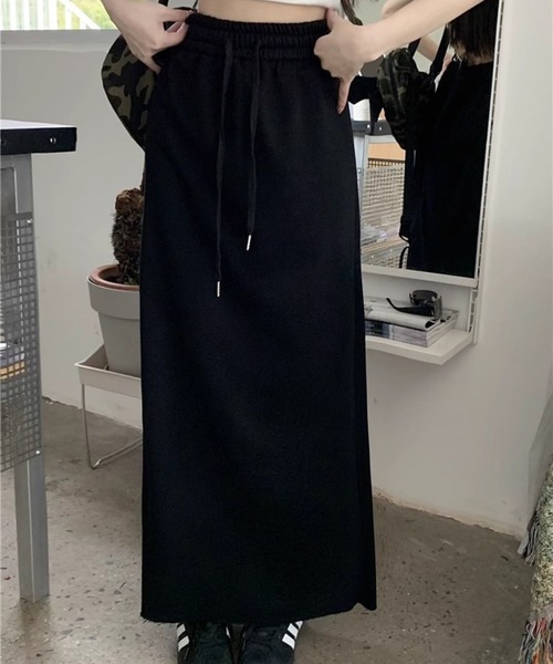 SPIGA（スピーガ）の「ｽｳｪｯﾄﾛﾝｸﾞｽｶｰﾄ（スカート・レディース・ブラック/グレー/ホワイト・X-LARGE/LARGE/MEDIUM）」の12枚目の写真