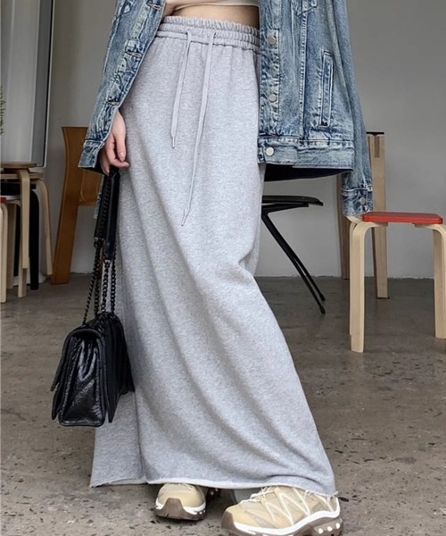 SPIGA（スピーガ）の「ｽｳｪｯﾄﾛﾝｸﾞｽｶｰﾄ（スカート・レディース・ブラック/グレー/ホワイト・X-LARGE/LARGE/MEDIUM）」の9枚目の写真