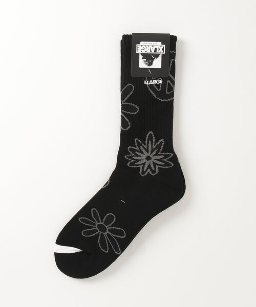 XLARGE（エクストララージ）の「FLOWER SOCKS（ソックス/靴下・メンズ・ホワイト/ブルー/ブラック・ONE SIZE）」の10枚目の写真