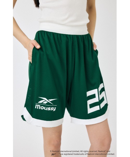 MOUSSY（マウジー）の「REEBOK BASKET GAME パンツ（その他パンツ・レディース・ブラック/ダークグリーン・FREE）」の2枚目の写真