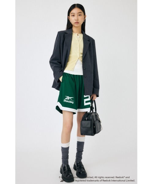 MOUSSY（マウジー）の「REEBOK BASKET GAME パンツ（その他パンツ・レディース・ブラック/ダークグリーン・FREE）」の6枚目の写真