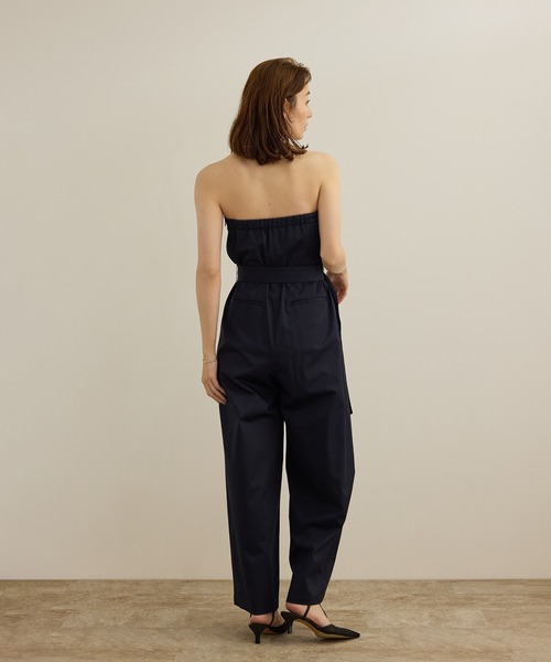 セール】コットンサテンオールインワン/洗える（つなぎ/オールインワン