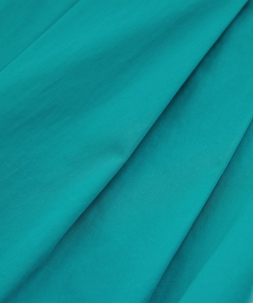 ROPE'(ロペ)の「コットンサテンオールインワン/洗える(つなぎ/オールインワン・レディース・ネイビー/ターコイズブルー・FREE)」の4枚目の写真