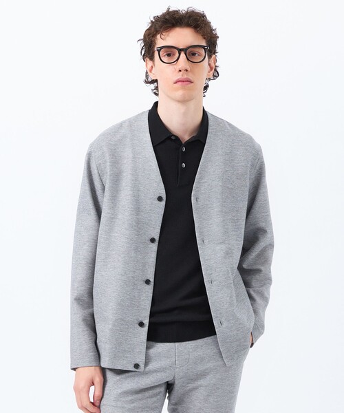 【新品】マッキントッシュフィロソフィー　　長袖カーディガン　グレー マッキントッシュ フィロソフィー MACKINTOSH PHILOSOPHY カフス