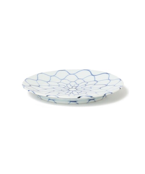 九州のうつわ展】祐工窯 / 阿部眞士 染付網文 6寸皿（食器）｜fennica