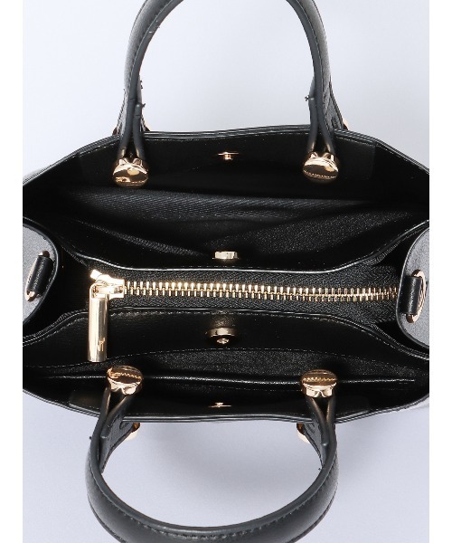 SUIT SQUARE（スーツスクエア）の「ハンドバッグ フェイクレザー（ハンドバッグ・レディース・ベージュ/グリーン/グレイッシュベージュ/ブラック・F）」の21枚目の写真