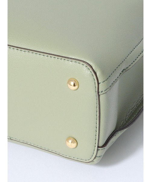 SUIT SQUARE（スーツスクエア）の「ハンドバッグ フェイクレザー（ハンドバッグ・レディース・ベージュ/グリーン/グレイッシュベージュ/ブラック・F）」の18枚目の写真