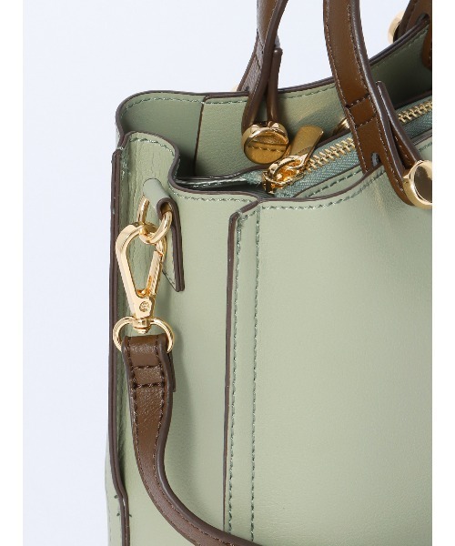 SUIT SQUARE（スーツスクエア）の「ハンドバッグ フェイクレザー（ハンドバッグ・レディース・ベージュ/グリーン/グレイッシュベージュ/ブラック・F）」の17枚目の写真