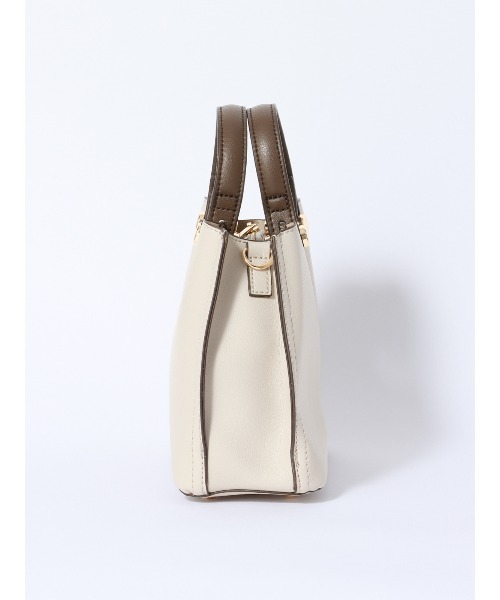 SUIT SQUARE（スーツスクエア）の「ハンドバッグ フェイクレザー（ハンドバッグ・レディース・ベージュ/グリーン/グレイッシュベージュ/ブラック・F）」の13枚目の写真