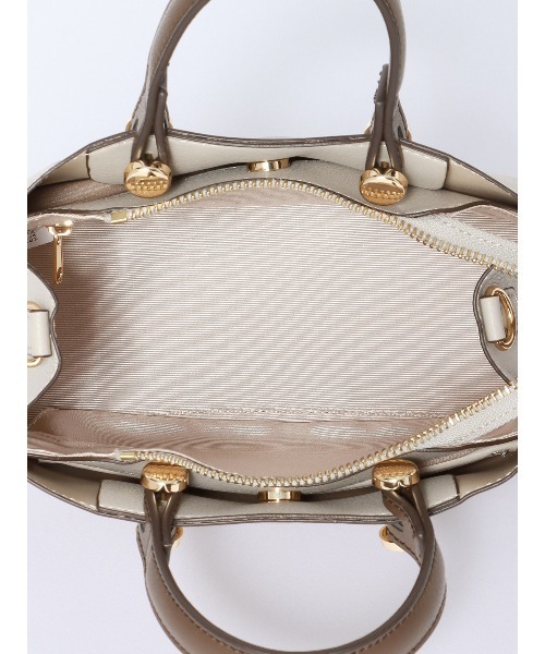 SUIT SQUARE（スーツスクエア）の「ハンドバッグ フェイクレザー（ハンドバッグ・レディース・ベージュ/グリーン/グレイッシュベージュ/ブラック・F）」の10枚目の写真