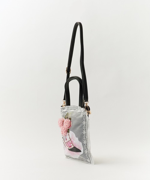 ROOPTOKYO(ループトウキョウ)の「2WAY Graphic Girly Shoulder Bag / グラフィック ガーリー スクエアショルダーバッグ 秋物 秋服 2026年秋冬(ショルダーバッグ・レディース・ホワイト系5/ホワイト系3/ホワイト系6/ホワイト系4/ホワイト系2/ホワイト系1・FREE)」の21枚目の写真