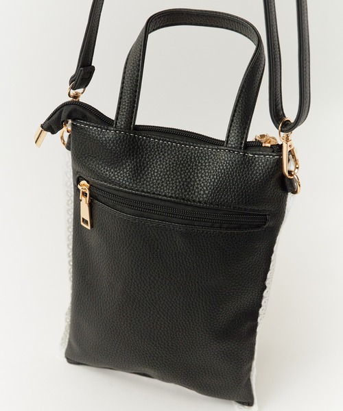ROOPTOKYO(ループトウキョウ)の「2WAY Graphic Girly Shoulder Bag / グラフィック ガーリー スクエアショルダーバッグ 秋物 秋服 2026年秋冬(ショルダーバッグ・レディース・ホワイト系5/ホワイト系3/ホワイト系6/ホワイト系4/ホワイト系2/ホワイト系1・FREE)」の12枚目の写真