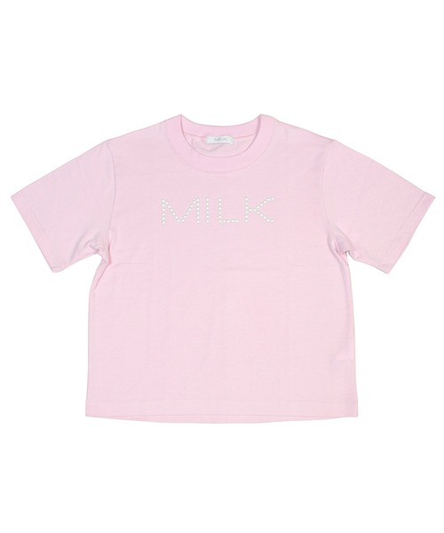 Pearl ロゴ Tシャツ（Tシャツ/カットソー）｜MILK（ミルク）の