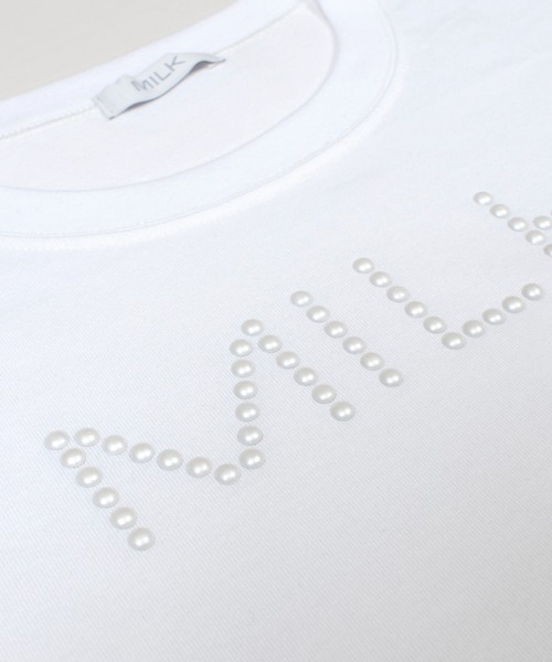 Pearl ロゴ Tシャツ（Tシャツ/カットソー）｜MILK（ミルク）の