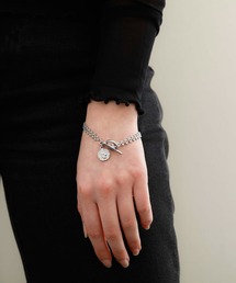 JewCas（ジュアキャス）の「【金属アレルギー対応ノットアレプラス】コインチャームブレスレットshort[NOP0110]（ブレスレット）」