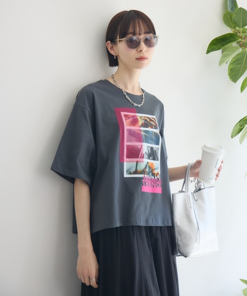 tシャツ TRANOI  5デコレーションTシャツ レディース 楽天市場】m.m.o(エムエムオー) レディース太ステッチロゴ刺繍五