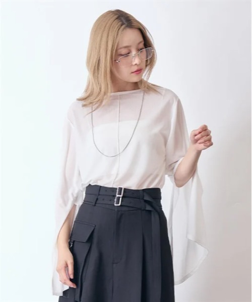 axes femme トップス半袖 まとめ売り3点 フリル半袖ブラウス | outlet | axes femme online shop