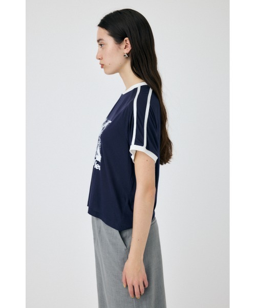 tシャツ PU SHEER TINY Tシャツ レディース PU SHEER TINY Tシャツ（Tシャツ/カットソー）｜MOUSSY