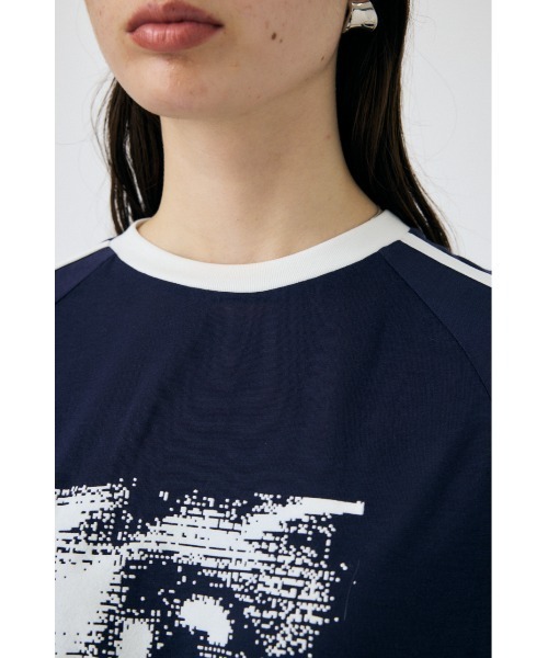 tシャツ PU SHEER TINY Tシャツ レディース PU SHEER TINY Tシャツ（Tシャツ/カットソー）｜MOUSSY