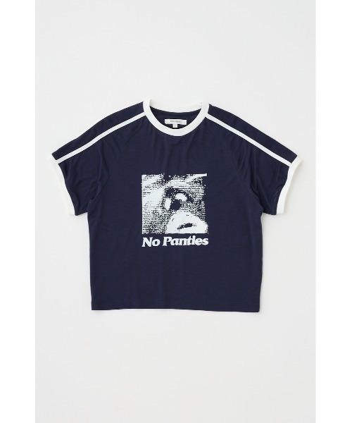 tシャツ PU SHEER TINY Tシャツ レディース PU SHEER TINY Tシャツ（Tシャツ/カットソー）｜MOUSSY
