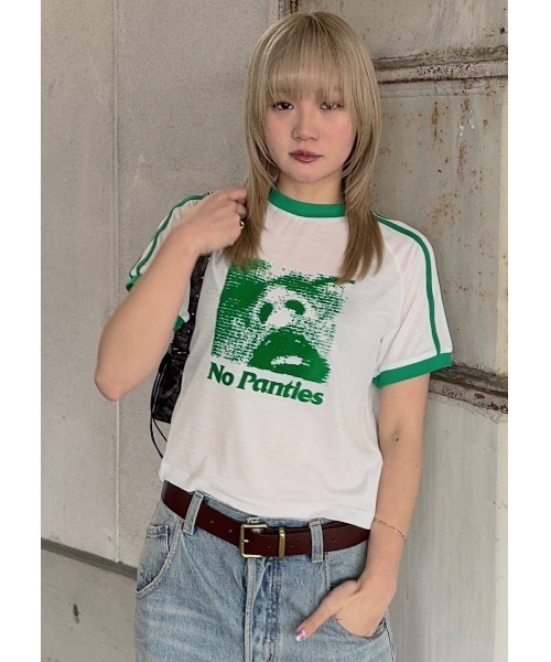 PU SHEER TINY Tシャツ（Tシャツ/カットソー）｜MOUSSY