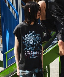DANKE SCHON | DankeSchon/ダンケシェーン/GRADATION CHEMICAL NOSLEEVES MEDUSA(Tシャツ/カットソー)