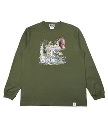 NOTHINKER（ノーシンカー）の「BIG MOUTH BASS Long T-shirt（Tシャツ/カットソー）」
