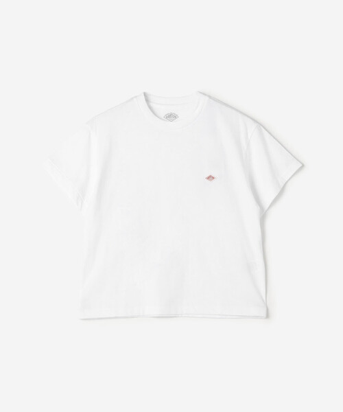 DANTON（ダントン）の「DANTON | クルーネック ショートTシャツ SOLID WOMEN（Tシャツ/カットソー・レディース・ブラウン系その他/ピンク/グリーン系その他/ホワイト・S/M）」の2枚目の写真