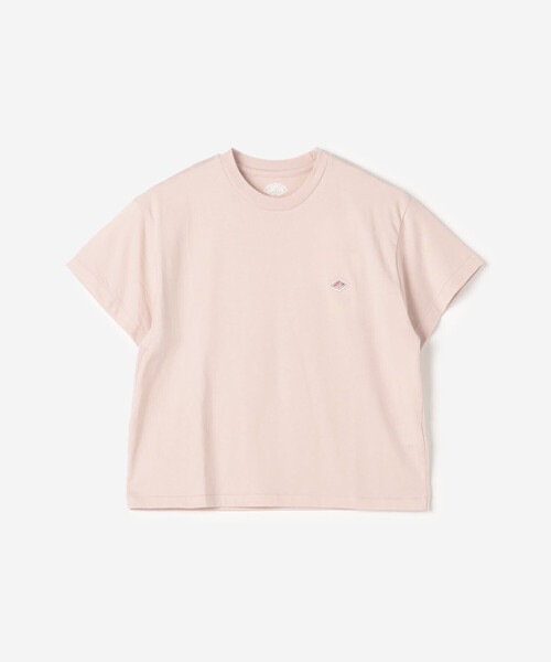 DANTON（ダントン）の「DANTON | クルーネック ショートTシャツ SOLID WOMEN（Tシャツ/カットソー・レディース・ブラウン系その他/ピンク/グリーン系その他/ホワイト・S/M）」の4枚目の写真
