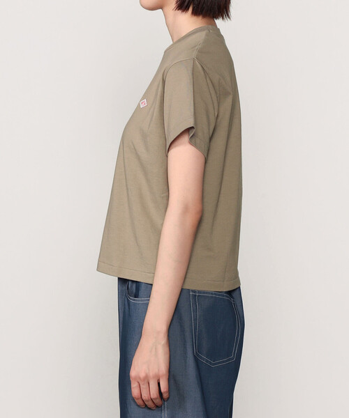 DANTON（ダントン）の「DANTON | クルーネック ショートTシャツ SOLID WOMEN（Tシャツ/カットソー・レディース・ブラウン系その他/ピンク/グリーン系その他/ホワイト・S/M）」の7枚目の写真