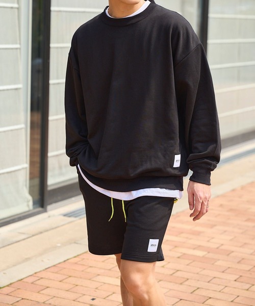 ATHLETA（アスレタ）の「［ athleta ］スウェットショートパンツ（スウェットパンツ・レディース・ブラック/杢グレー・L/M）」の9枚目の写真