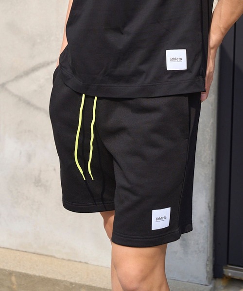 ATHLETA（アスレタ）の「［ athleta ］スウェットショートパンツ（スウェットパンツ・レディース・ブラック/杢グレー・L/M）」の14枚目の写真