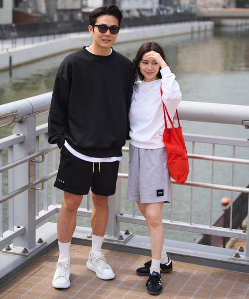 ATHLETA（アスレタ）の「［ athleta ］スウェットショートパンツ（スウェットパンツ・レディース・ブラック/杢グレー・L/M）」の4枚目の写真
