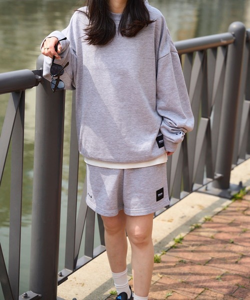 ATHLETA（アスレタ）の「［ athleta ］スウェットショートパンツ（スウェットパンツ・レディース・ブラック/杢グレー・L/M）」の19枚目の写真