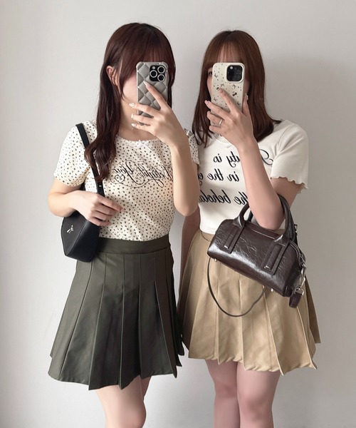 apres jour(アプレジュール)の「プリーツミニスカート(スカート・レディース・ベージュ/ブラック/グレー・X-LARGE/フリー)」の15枚目の写真