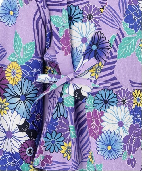 ANNA SUI mini ストライプローズ浴衣　120 ANNA SUI mini ストライプローズ浴衣 120