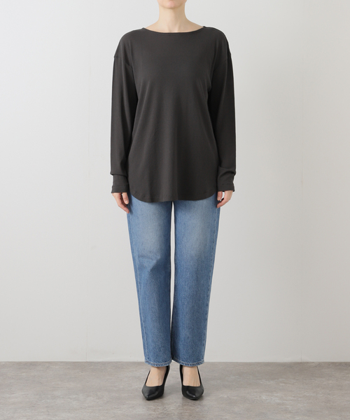 tシャツ シアーワッフルニュアンスプルオーバー レディース セール】シアーワッフルニュアンスプルオーバー（Tシャツ