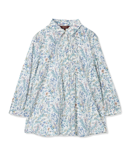 セール】2025春夏【リバティシリーズ】ピンタックブラウス