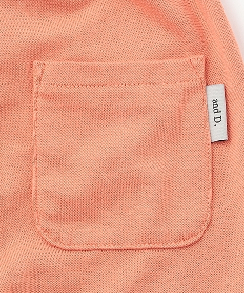 and D. petit main（アンドディープティマイン）の「【365D.】防汚フライスムジ7分レギンス（レギンス/スパッツ・キッズ・トップグレー/ブラック/ダークグリーン/ネイビー/ライトオレンジ系・110cm/100cm/140cm/130cm/90cm/120cm）」の10枚目の写真