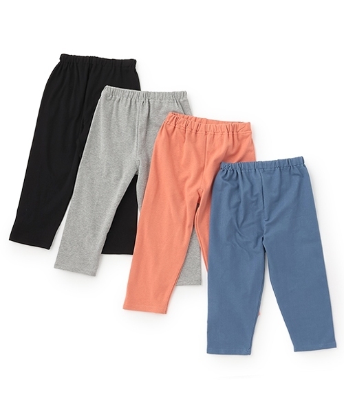 and D. petit main（アンドディープティマイン）の「【365D.】防汚フライスムジ7分レギンス（レギンス/スパッツ・キッズ・トップグレー/ブラック/ダークグリーン/ネイビー/ライトオレンジ系・110cm/100cm/140cm/130cm/90cm/120cm）」の12枚目の写真