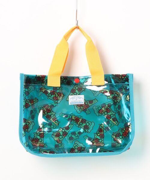 Ocean&Ground(オーシャン&グラウンド)の「プールBAG SANTA MONICA(スイムグッズ・キッズ・ターコイズブルー/レッド/イエロー・FREE)」の3枚目の写真