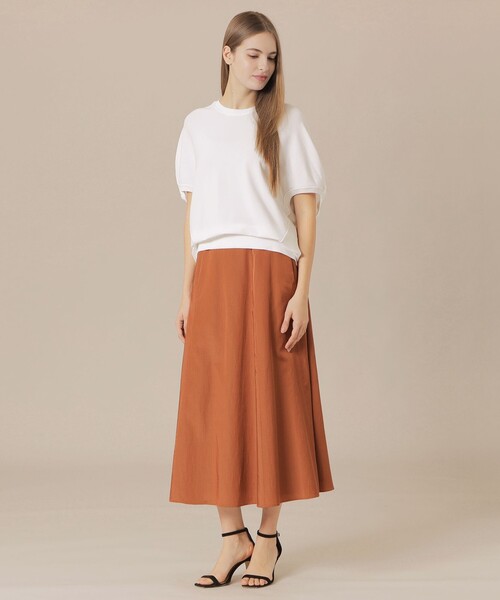 MACKINTOSH LONDON(マッキントッシュ ロンドン)の「【WEB・一部店舗限定】レーヨンストレッチプルオーバー(ニット/セーター・レディース・グリーン系その他4/オフホワイト/ブラック・38)」の9枚目の写真
