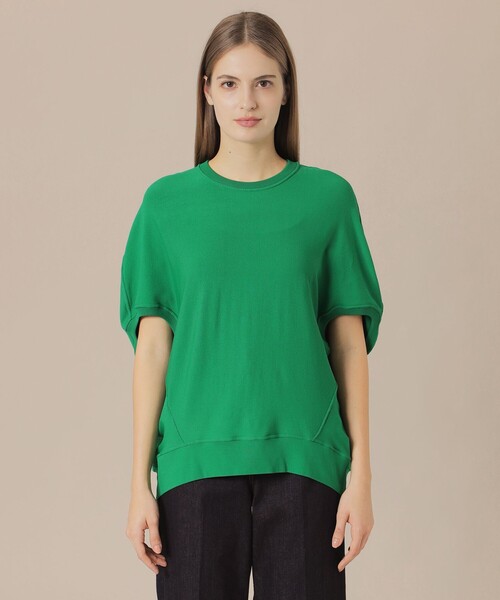 MACKINTOSH LONDON(マッキントッシュ ロンドン)の「【WEB・一部店舗限定】レーヨンストレッチプルオーバー(ニット/セーター・レディース・グリーン系その他4/オフホワイト/ブラック・38)」の12枚目の写真