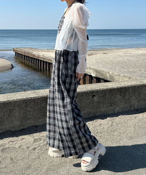Kastane 2piece カットアウトサロペット ベージュ 新品 Kastane サロペット オーバーオール 「2サイズ展開/低身長サイズ