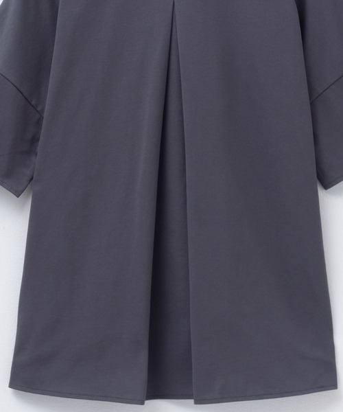 NAVY（ネイビー）の「nAvy SARARI 切替ワイドプルオーバー（Tシャツ/カットソー・レディース・モカ/チャコールグレー/オフホワイト・M/L）」の12枚目の写真