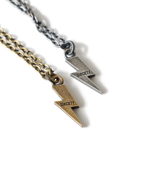 Subciety（サブサエティ）の「Metal necklace-thunder-（ネックレス・メンズ・アンティークシルバー/アンティークゴールド・FREE）」の10枚目の写真