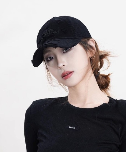 FreeZone（フリーゾーン）の「ダメージ加工キャップ（キャップ・メンズ・ホワイト/ブラック/ネイビー/ブラウン/グレー/レッド・F）」の15枚目の写真