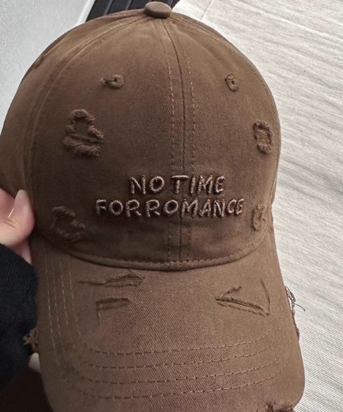 FreeZone（フリーゾーン）の「ダメージ加工キャップ（キャップ・メンズ・ホワイト/ブラック/ネイビー/ブラウン/グレー/レッド・F）」の17枚目の写真