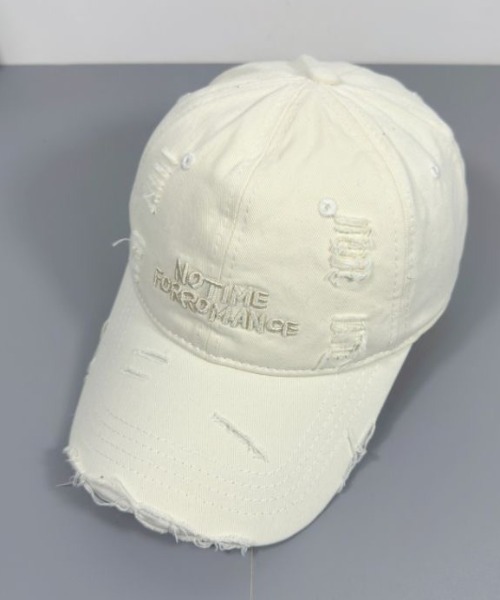 FreeZone（フリーゾーン）の「ダメージ加工キャップ（キャップ・メンズ・ホワイト/ブラック/ネイビー/ブラウン/グレー/レッド・F）」の20枚目の写真