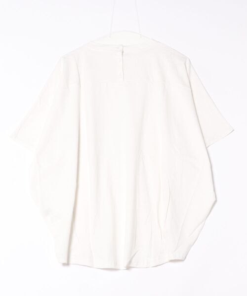 GOLDJAPAN(ゴールドジャパン)の「裾タックコットンドルマンプルオーバー【大きいサイズ対応】(Tシャツ/カットソー・レディース・ブラック/オフホワイト/チャコールグレー・LL~3L/4L~5L)」の22枚目の写真